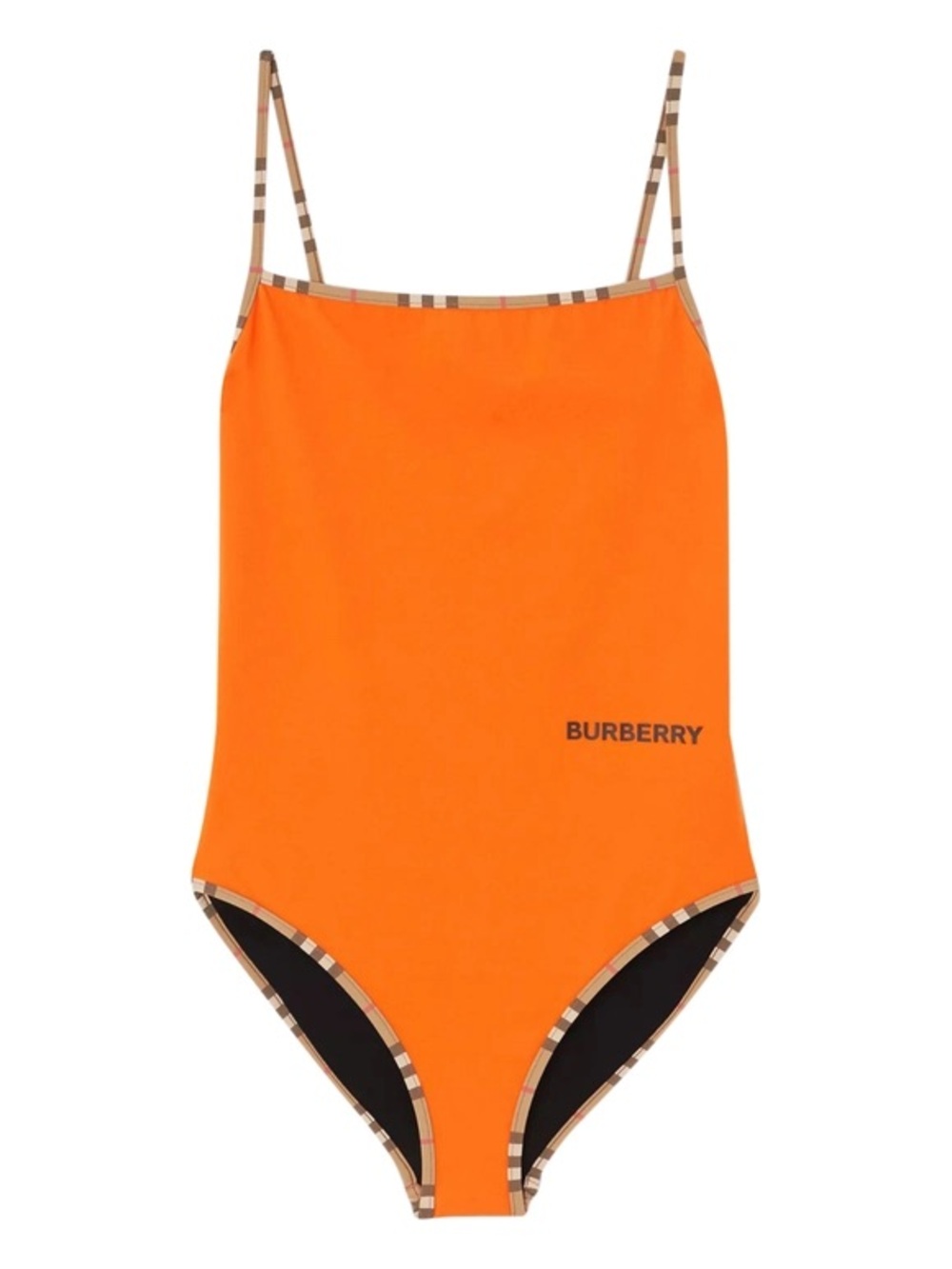 Burberry Women’s ' Orange One-Piece Swimwear